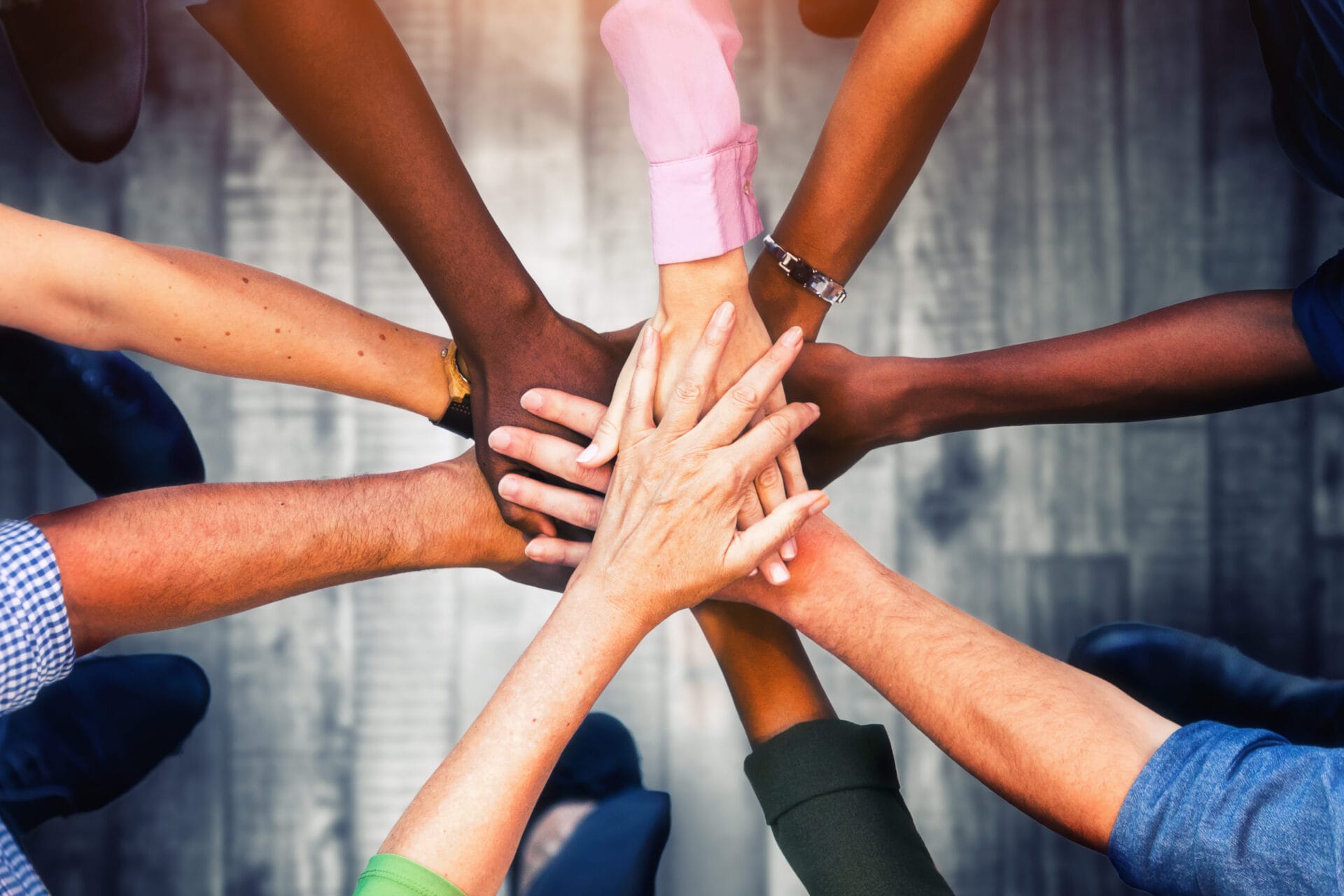 Community members together